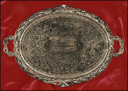 Silver Tray from India