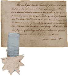 1824 Charter of the Jefferson College Department of Medicine